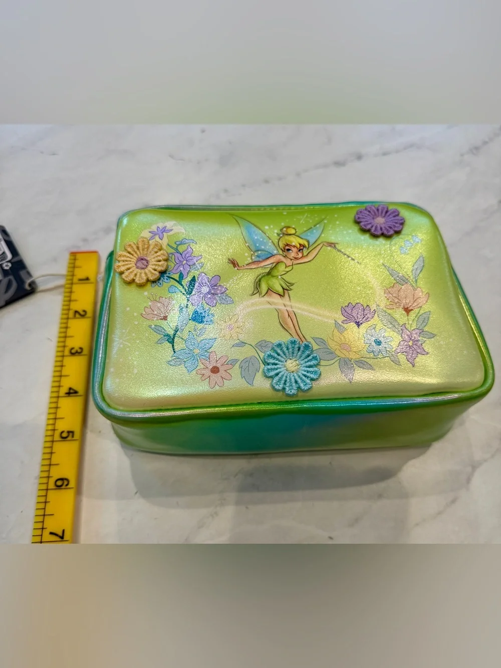 NWT Loungefly Disney Tinker Bell Iridescent Cosmetic Bag BoxLunch Exclusive